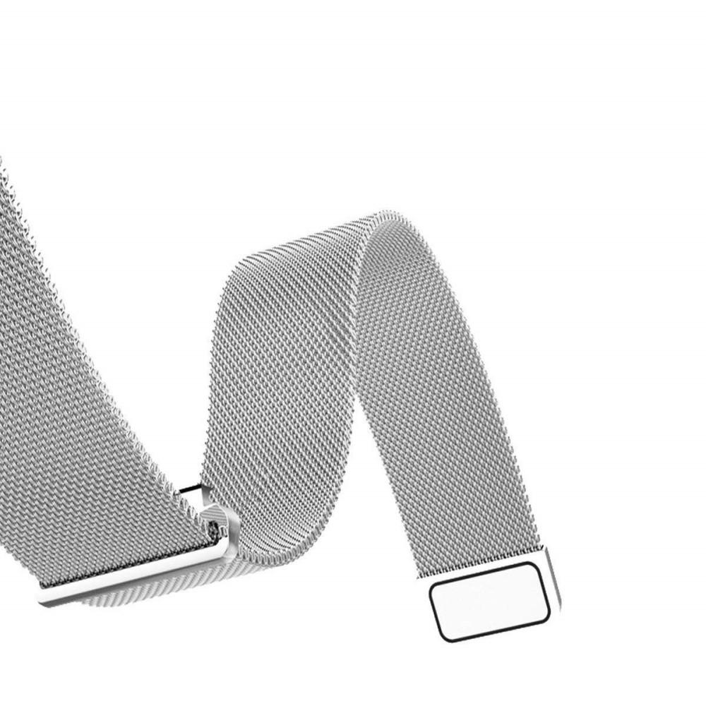Pulsera milanesa para Huawei Watch GT 2 46mm/Watch GT 2e/Watch GT, Plata