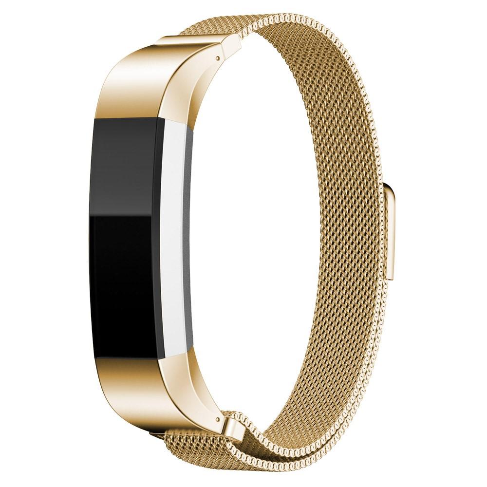 Pulsera milanesa para Fitbit Alta/Alta HR, oro