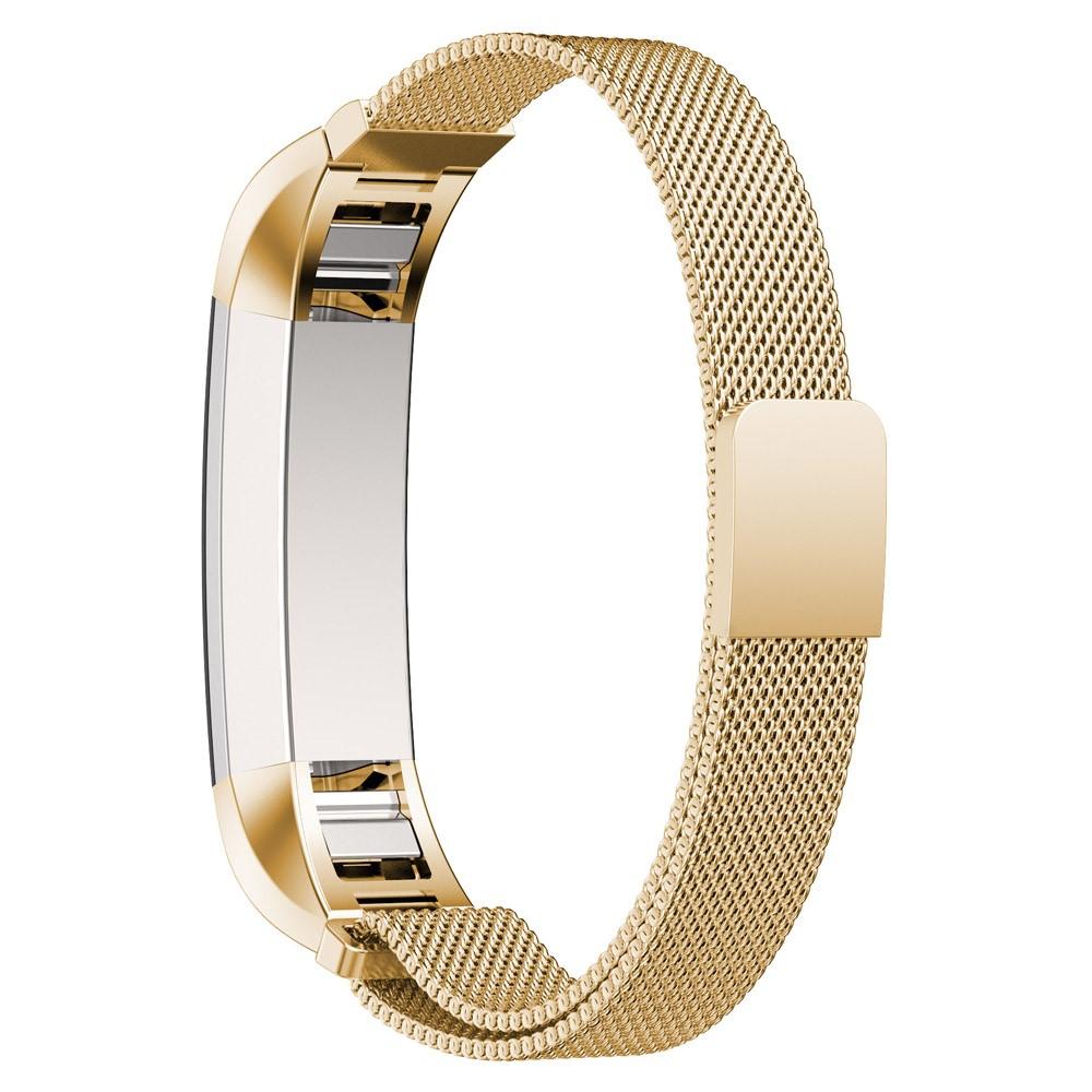 Pulsera milanesa para Fitbit Alta/Alta HR, oro