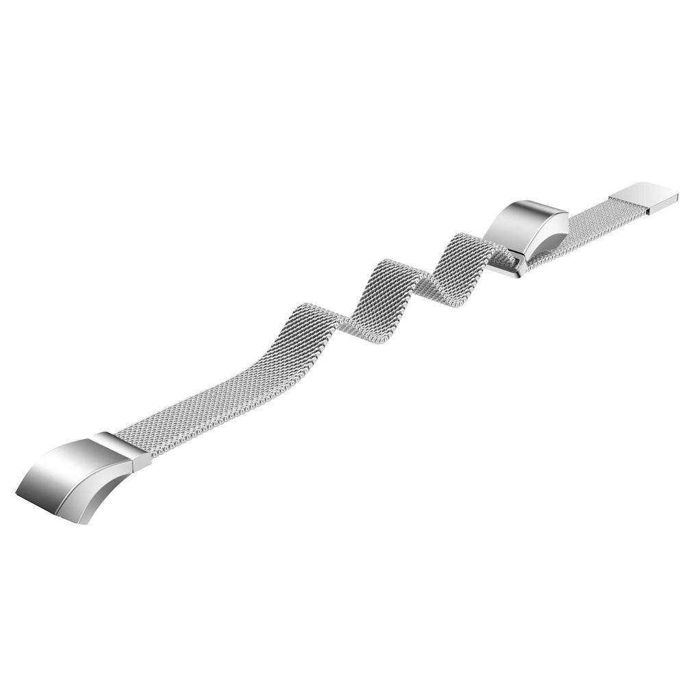 Pulsera milanesa para Fitbit Alta HR/Alta, Plata