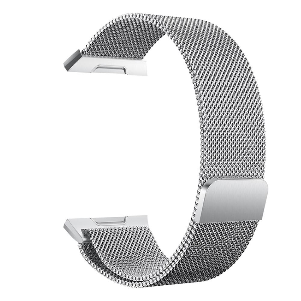 Pulsera milanesa para Fitbit Ionic, plata