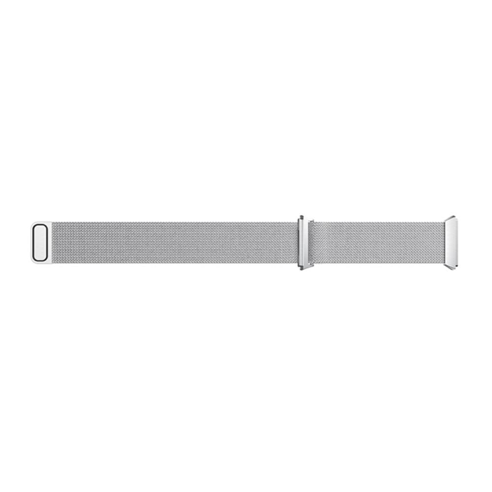 Pulsera milanesa para Fitbit Ionic, plata