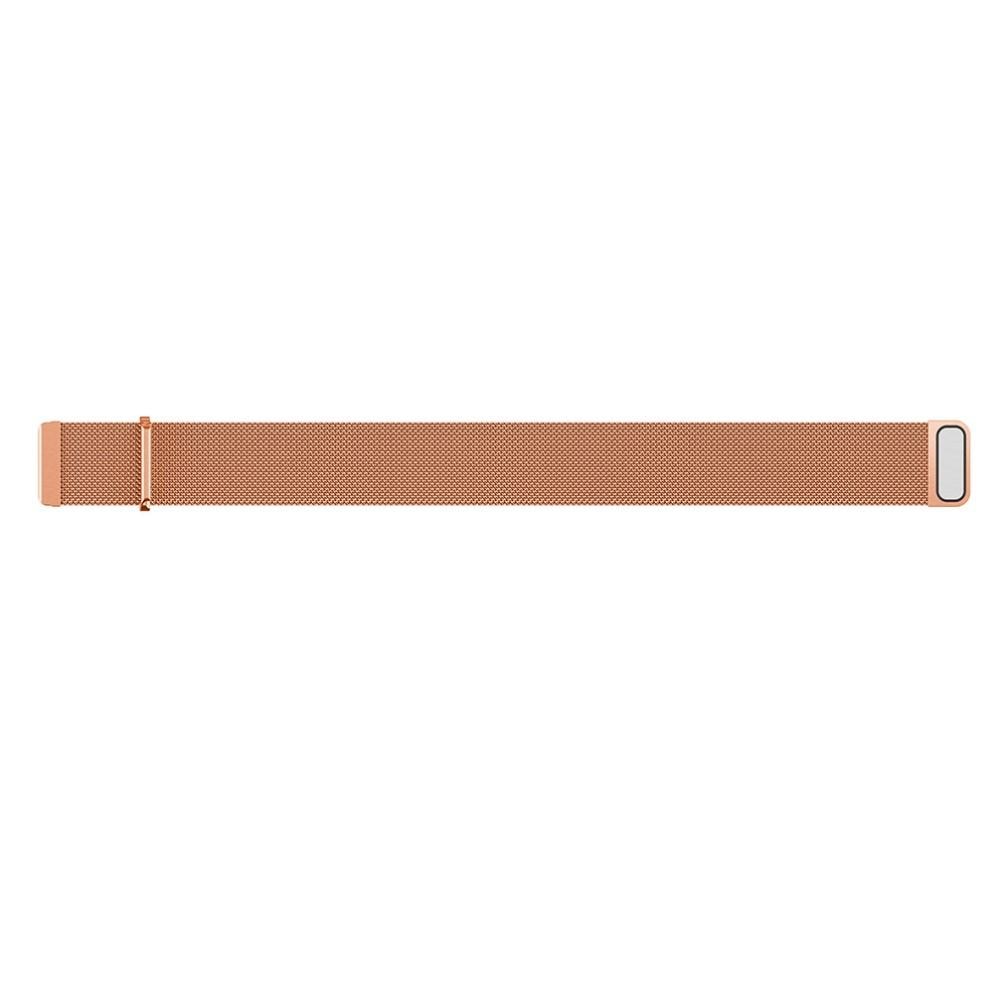 Pulsera milanesa para Fitbit Versa/Versa 2, Oro rosa