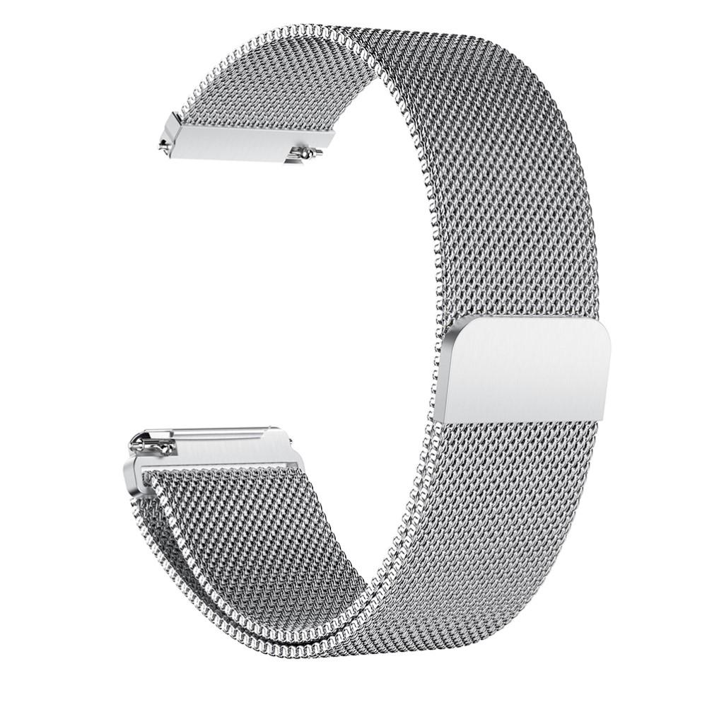 Pulsera milanesa para Fitbit Versa/Versa 2, Plata