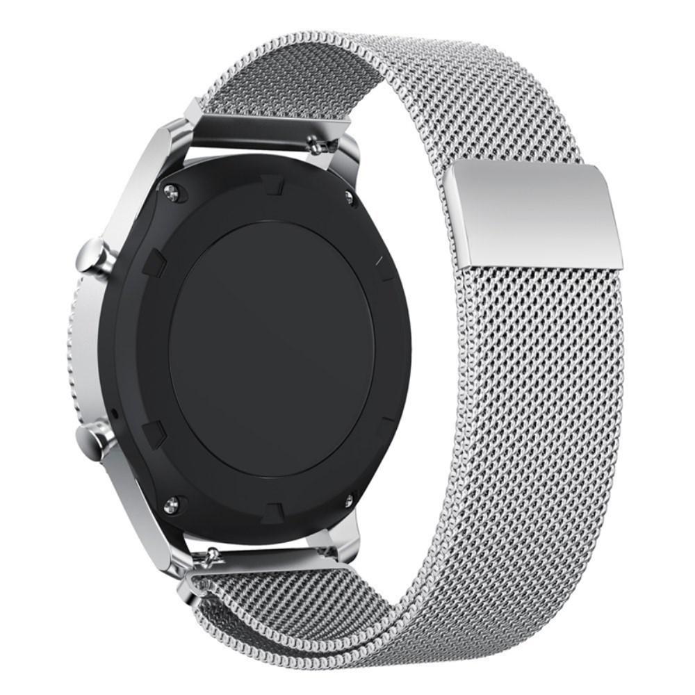 Pulsera milanesa para Samsung Gear S3 Frontier, Plata