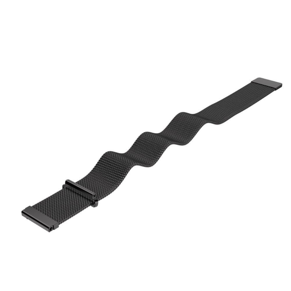 Pulsera milanesa para Samsung Gear S3 Frontier, Negro