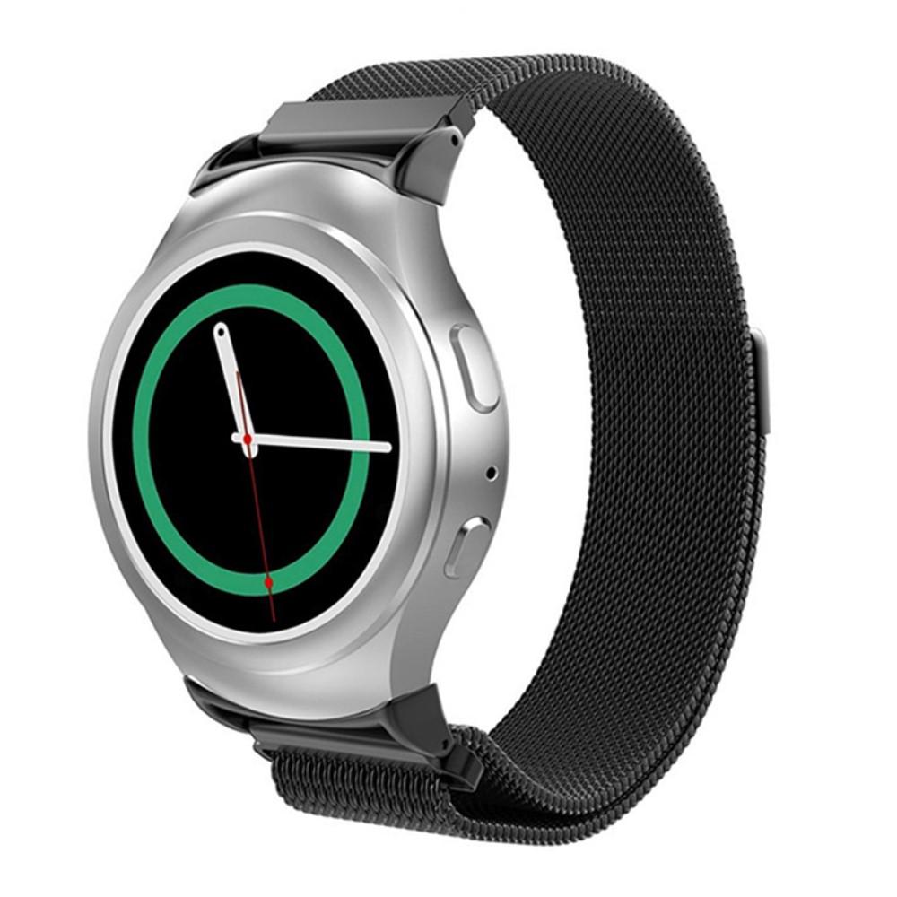 Pulsera milanesa para Samsung Gear S2, negro