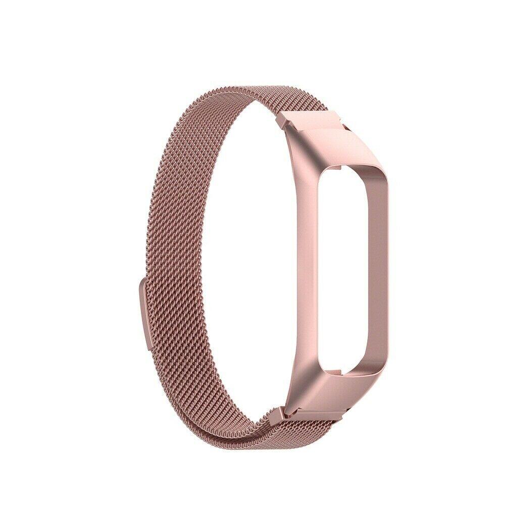 Pulsera milanesa para Samsung Galaxy Fit e, oro rosa