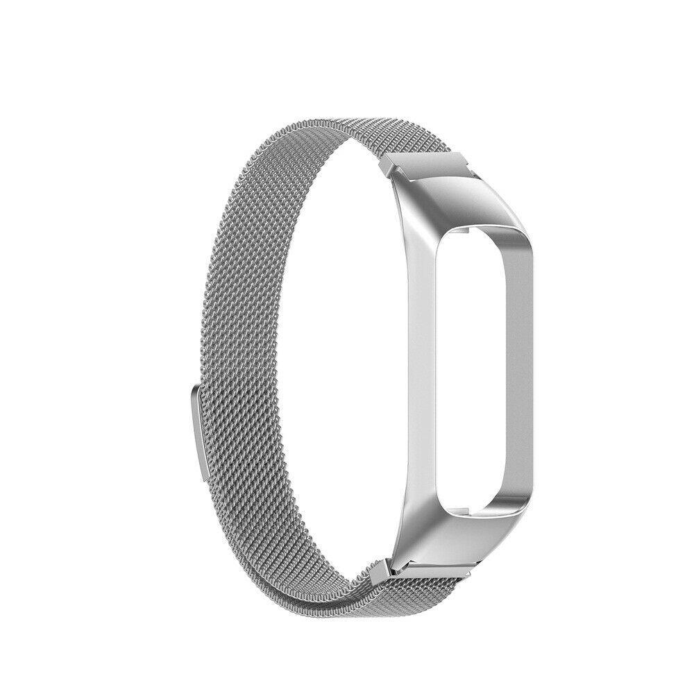 Pulsera milanesa para Samsung Galaxy Fit e, Plata