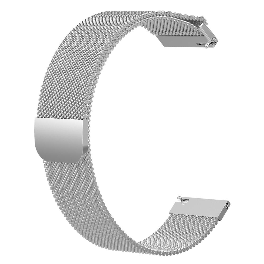 Pulsera milanesa para Samsung Galaxy Watch 42mm, Plata