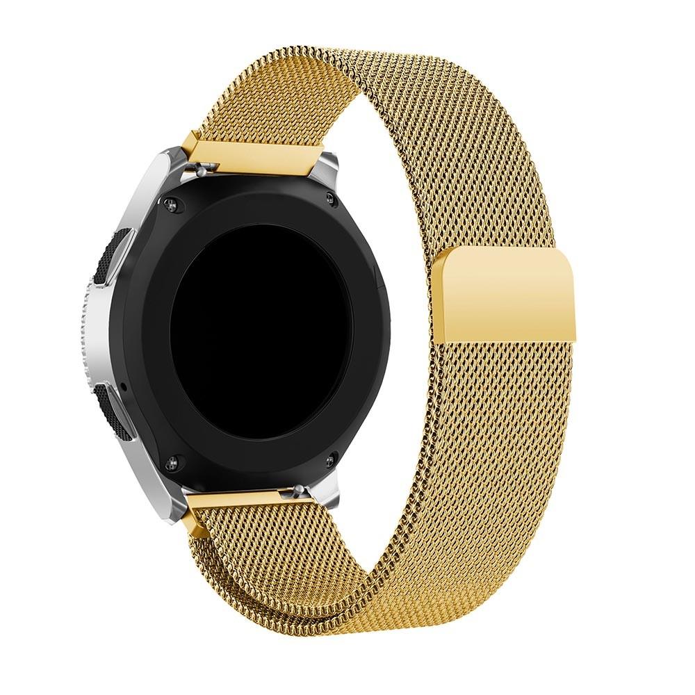 Pulsera milanesa para Samsung Galaxy Watch 46mm, Oro