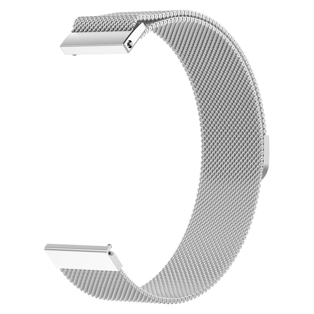 Pulsera milanesa para Samsung Galaxy Watch 46mm, plata