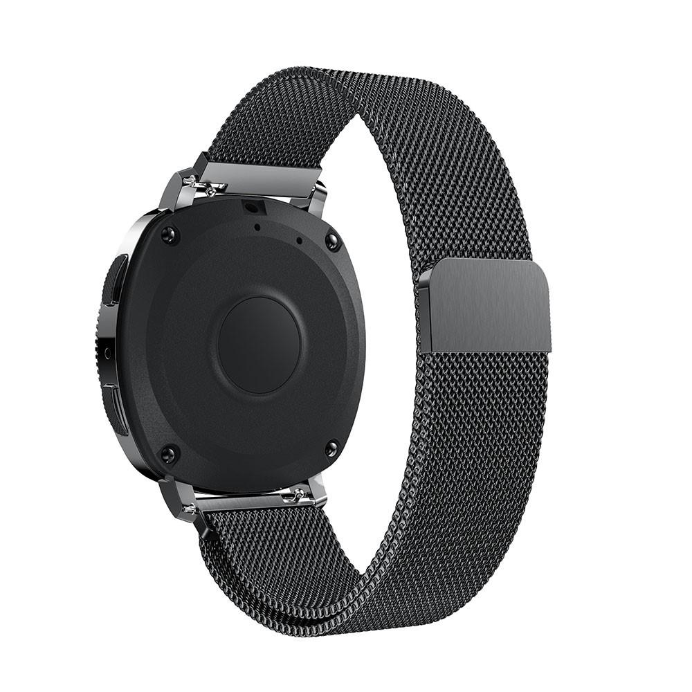 Pulsera milanesa para Samsung Gear Sport, Negro