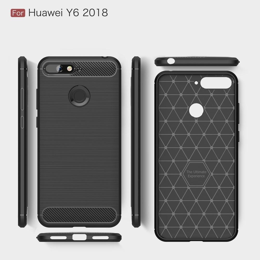 Funda Brushed TPU Case Huawei Y6 2018 Black