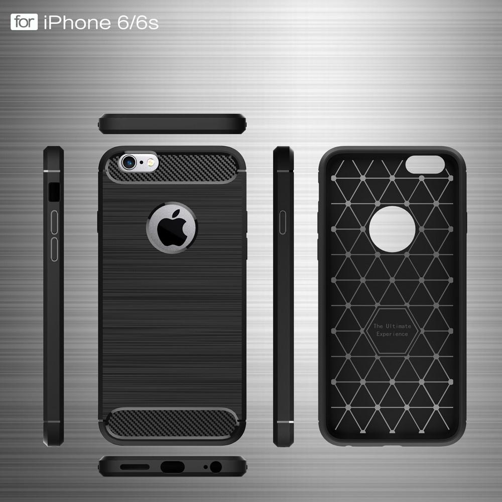 Funda Brushed TPU Case iPhone 6/6S Black