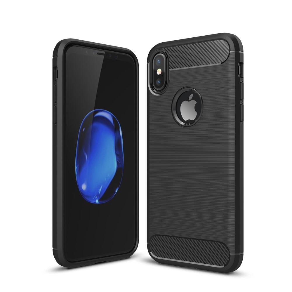 Funda Brushed TPU Case iPhone X/XS Black