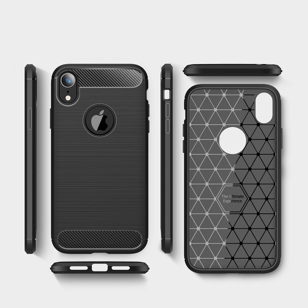 Funda Brushed TPU Case iPhone Xr Black