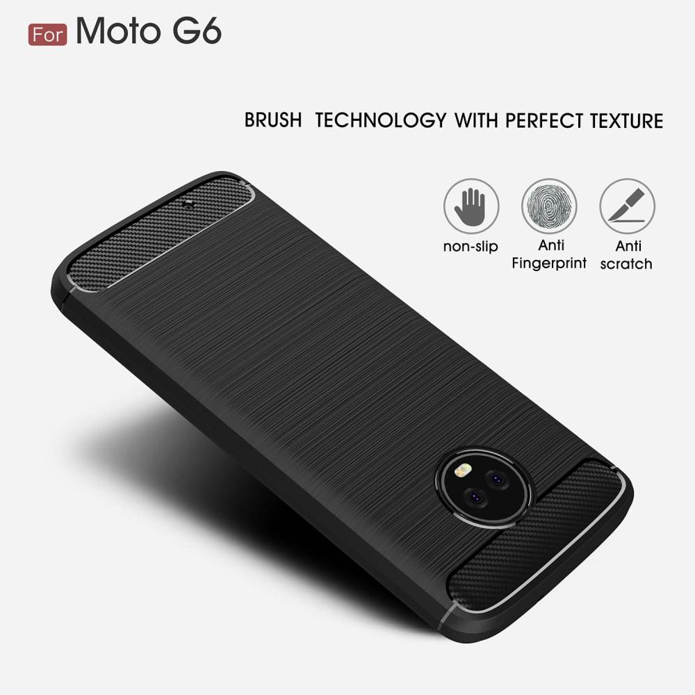 Funda Brushed TPU Case Motorola Moto G6 Black