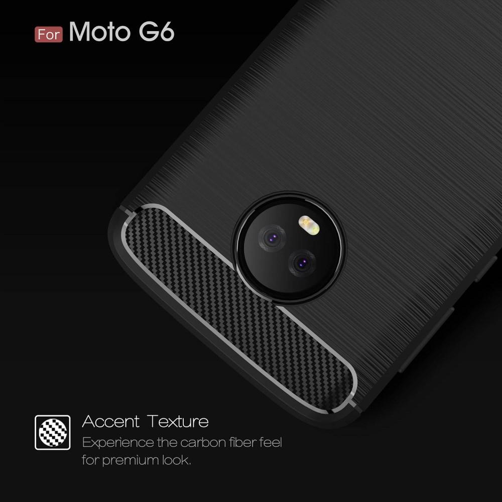 Funda Brushed TPU Case Motorola Moto G6 Black