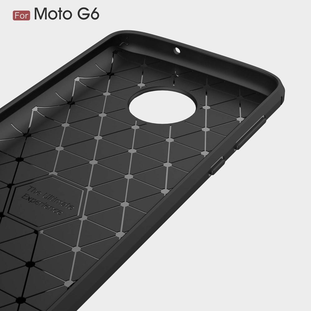 Funda Brushed TPU Case Motorola Moto G6 Black