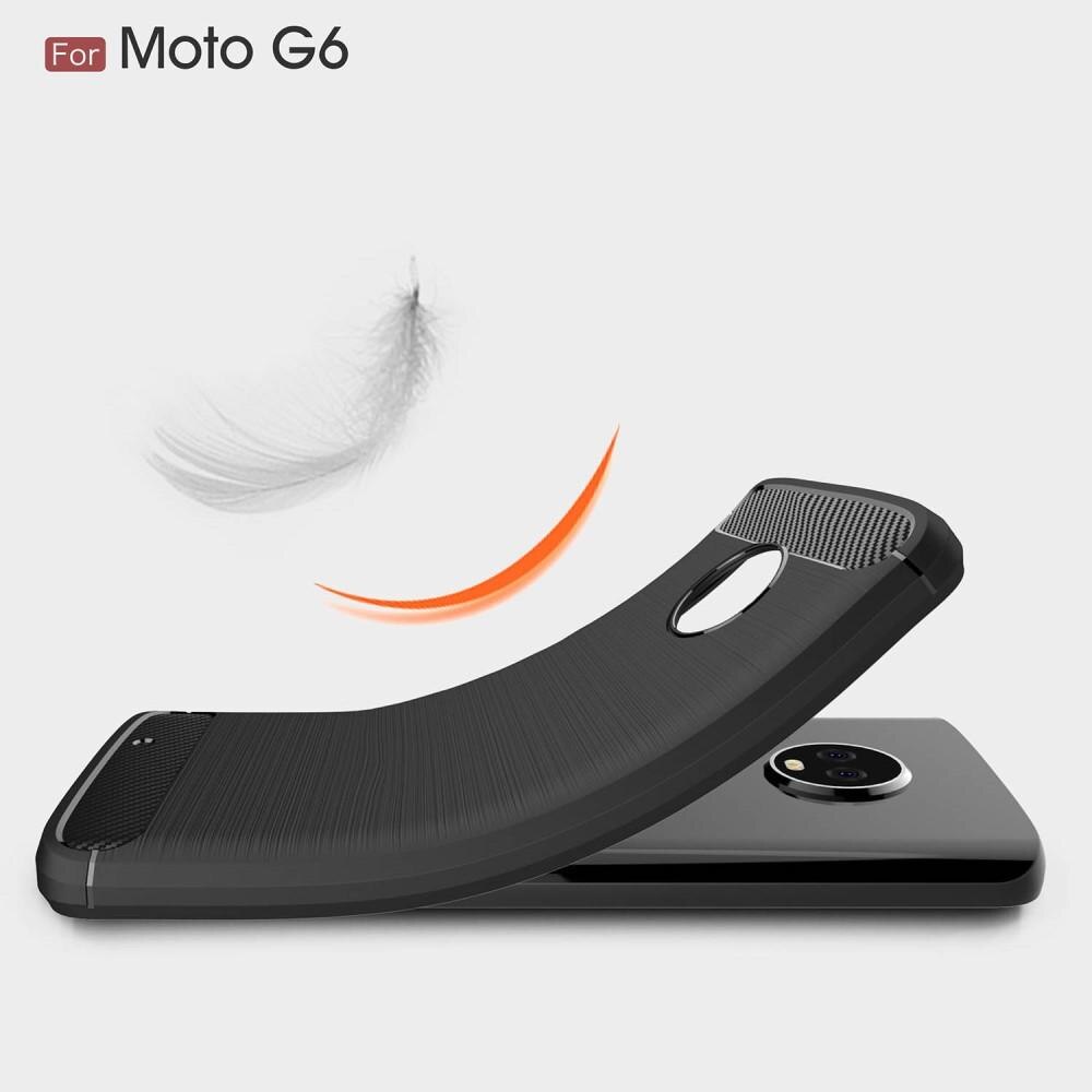 Funda Brushed TPU Case Motorola Moto G6 Black