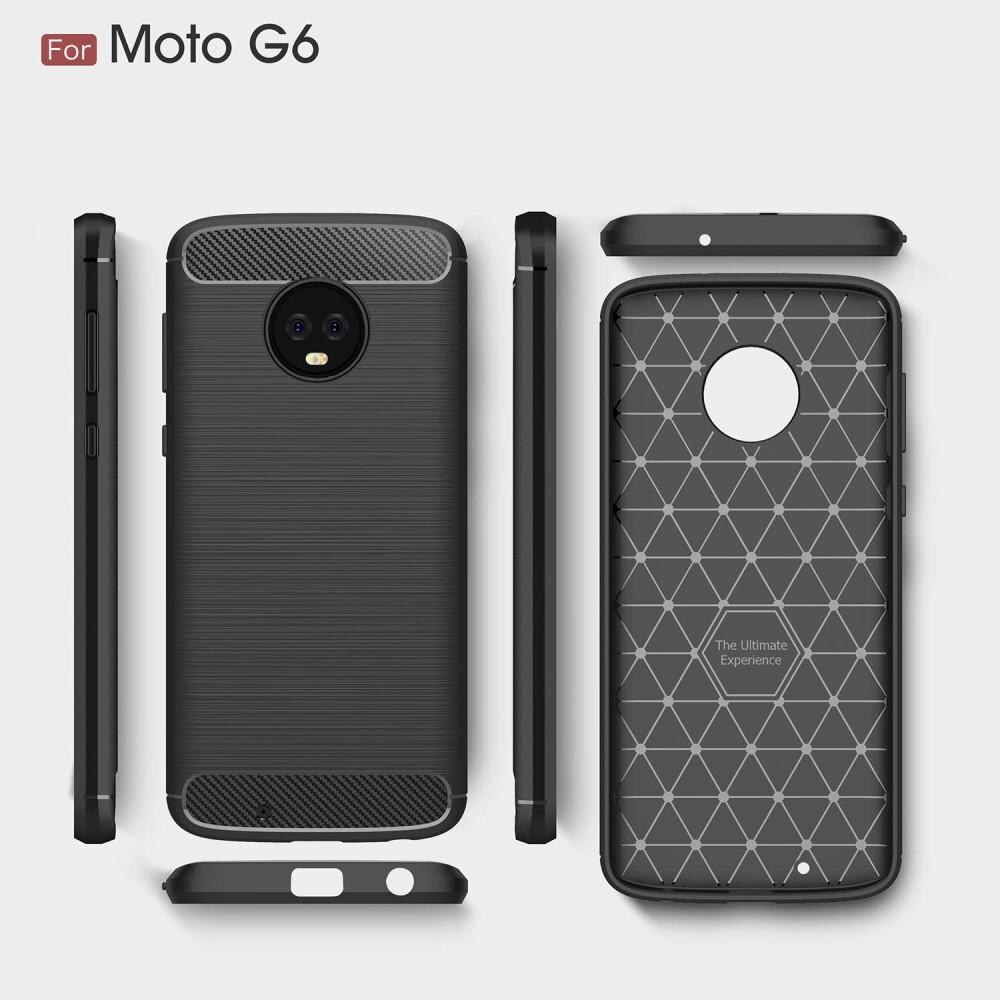 Funda Brushed TPU Case Motorola Moto G6 Black