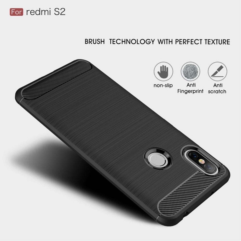 Funda Brushed TPU Case Xiaomi Redmi S2 Black