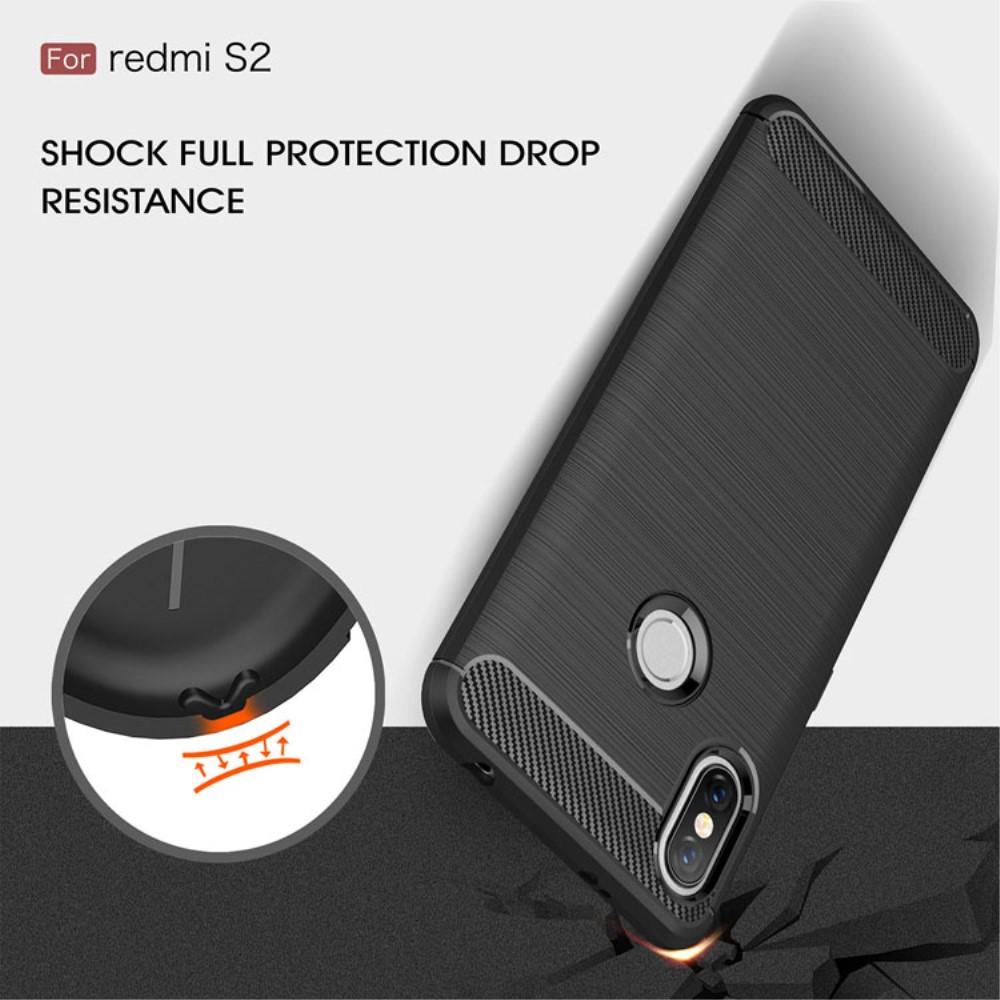 Funda Brushed TPU Case Xiaomi Redmi S2 Black