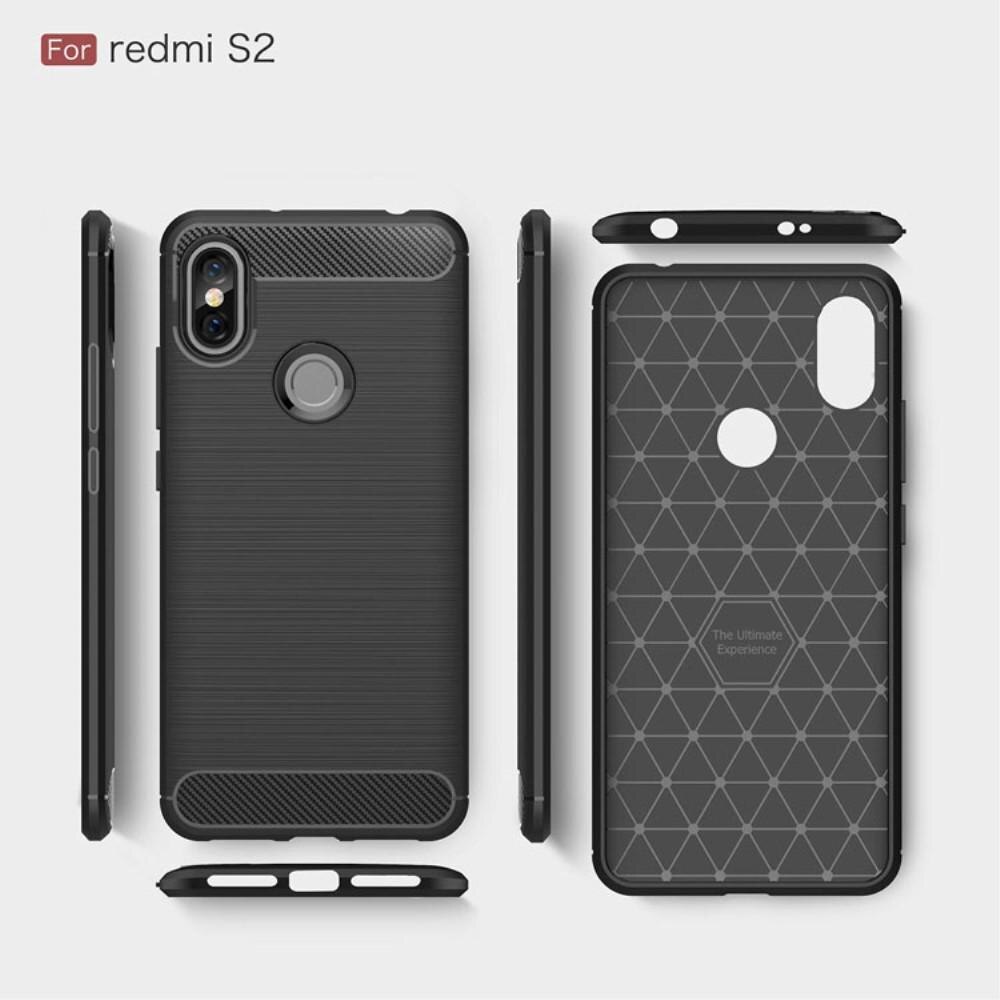 Funda Brushed TPU Case Xiaomi Redmi S2 Black