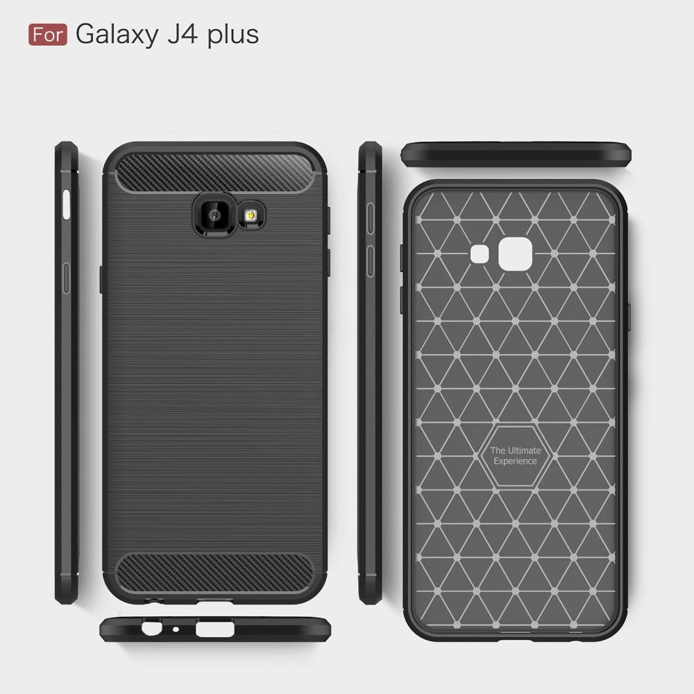 Funda Brushed TPU Case Samsung Galaxy J4 Plus 2018 Black