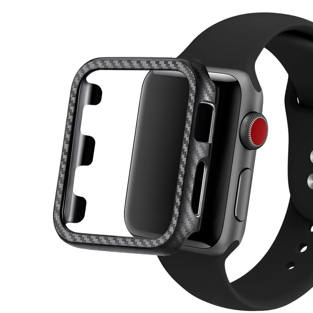 Funda Carbon Apple Watch 44mm negro