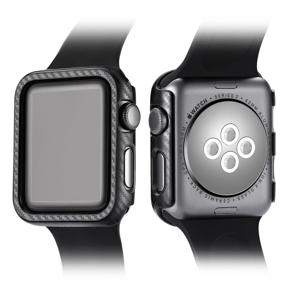 Funda Carbon Apple Watch 44mm negro