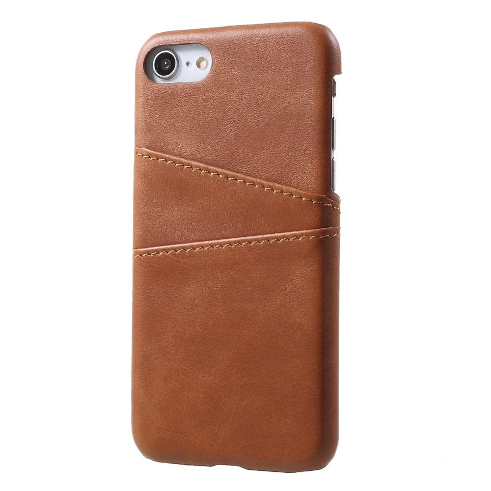 Funda Card Slots iPhone 7 Brown