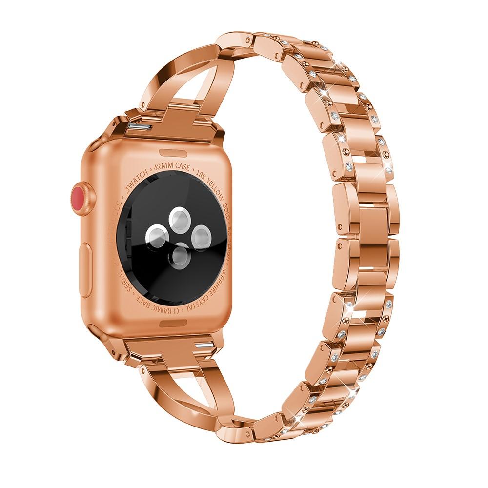 Correa Cristal Apple Watch 41mm Series 7 Rose Gold