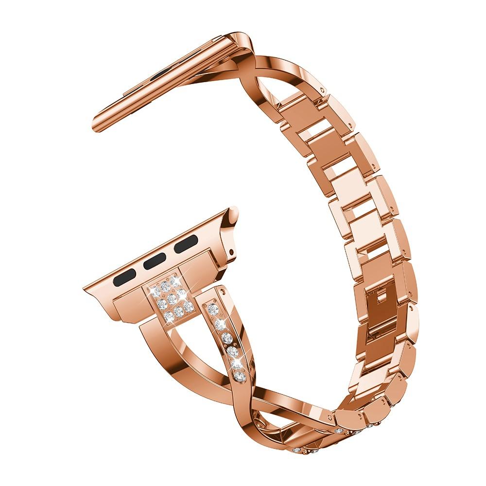 Correa Cristal Apple Watch 41mm Series 7 Rose Gold
