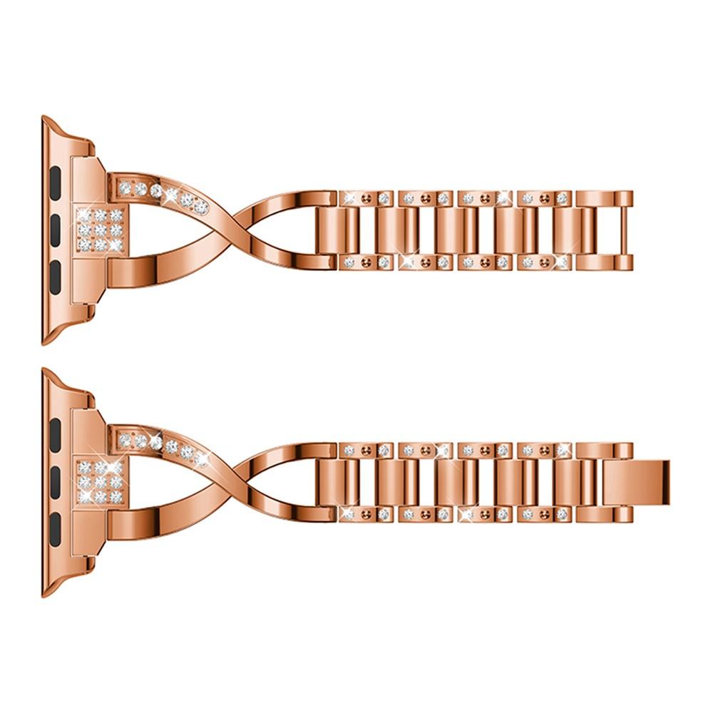 Correa Cristal Apple Watch 41mm Series 8 Rose Gold