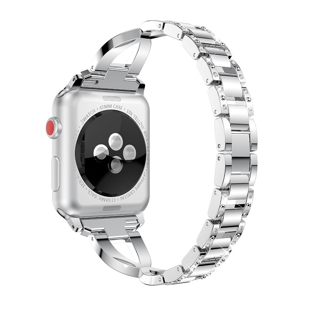 Correa Cristal Apple Watch 45mm Series 8 Plata