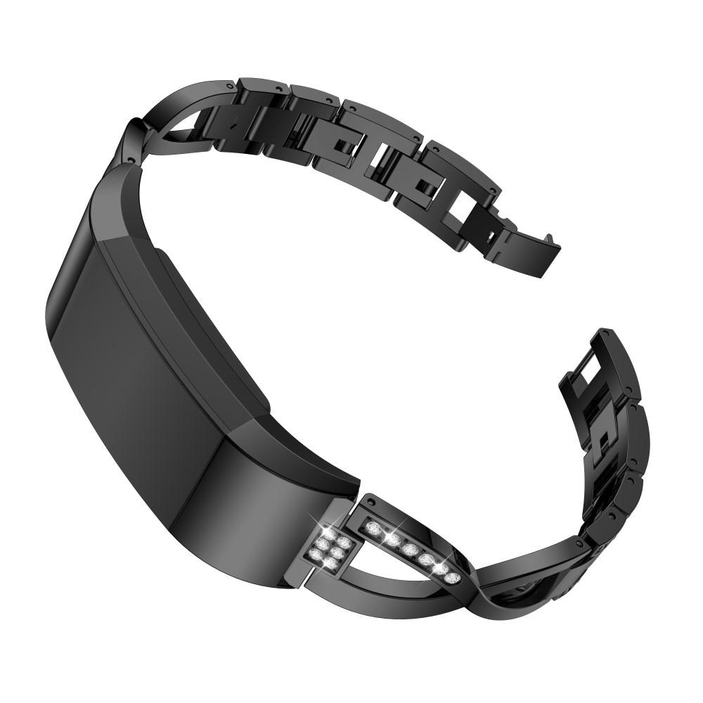 Correa Cristal Fitbit Charge 2 Black