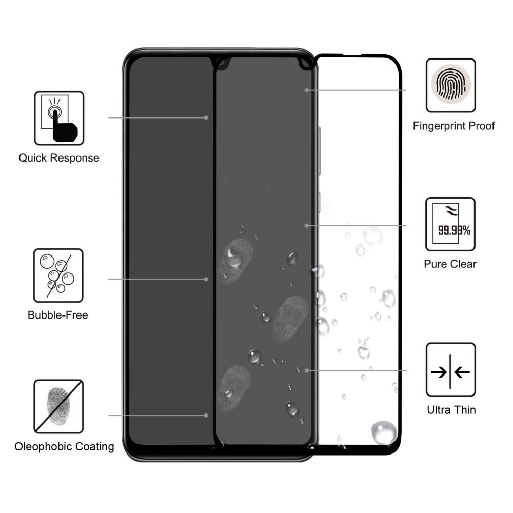 Protector de pantalla cobertura total cristal templado Huawei P30 Pro Negro