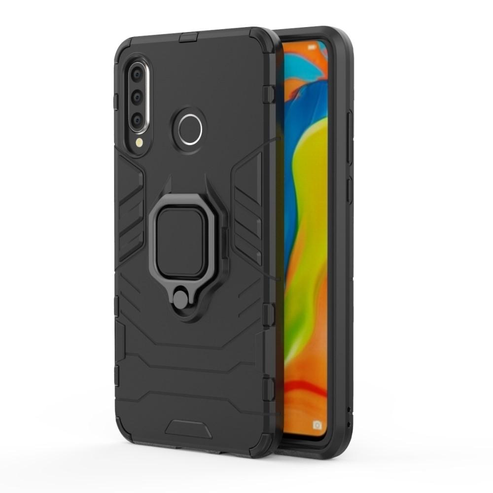 Funda híbrida Tech Ring Huawei P30 Lite Negro