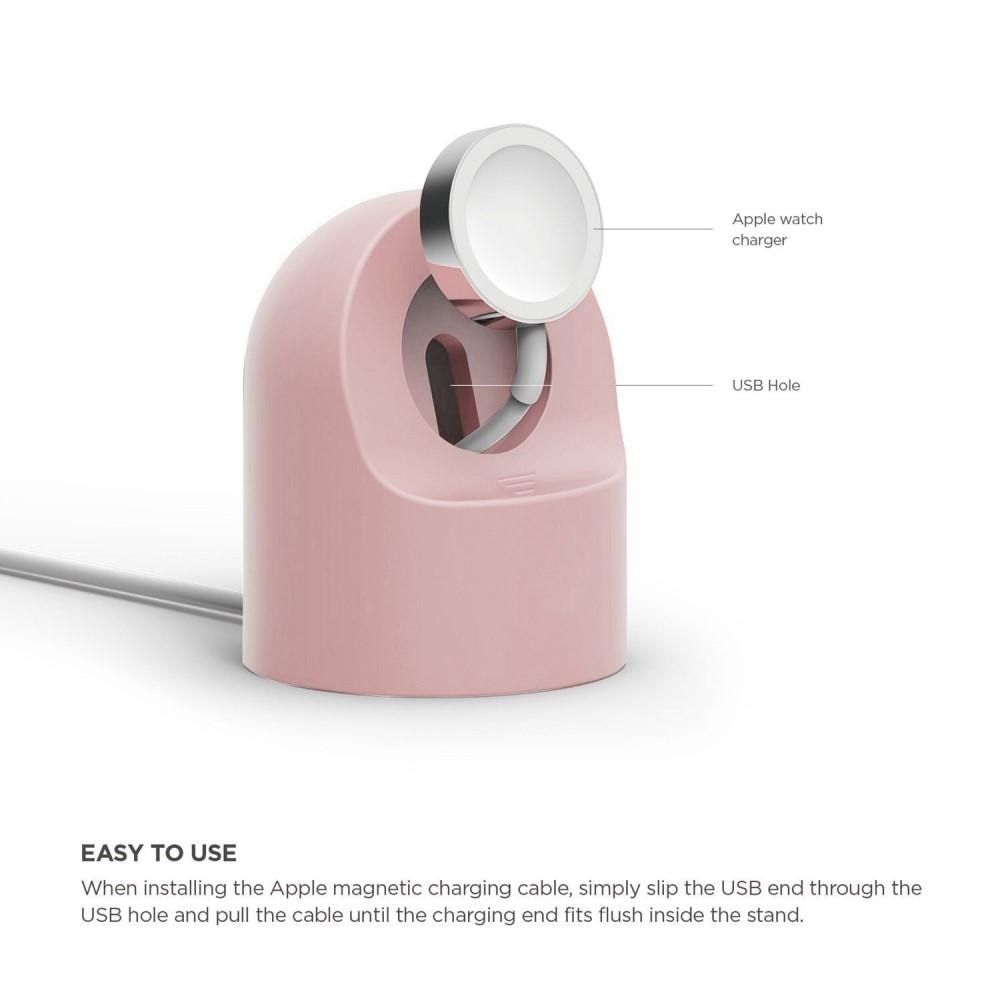 Soporte de carga Apple Watch Rosado