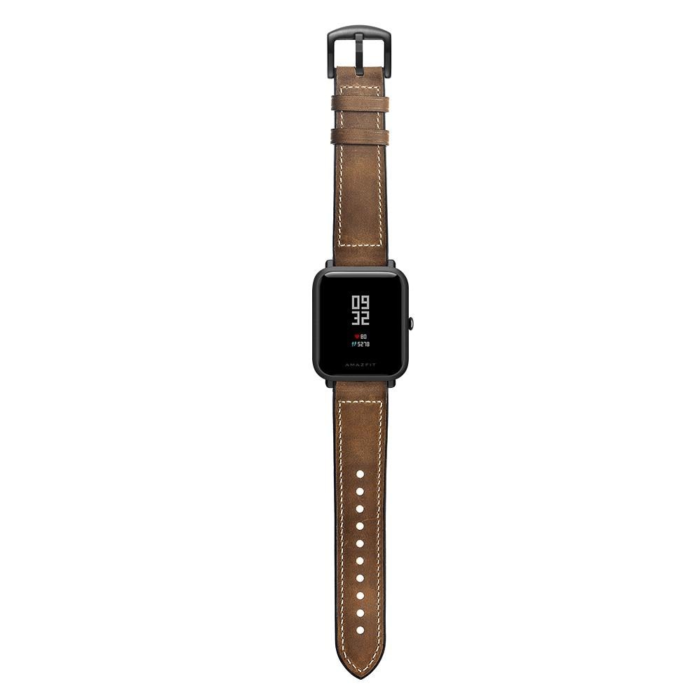 Correa de piel de primera calidad Xiaomi Amazfit GTS Marrón