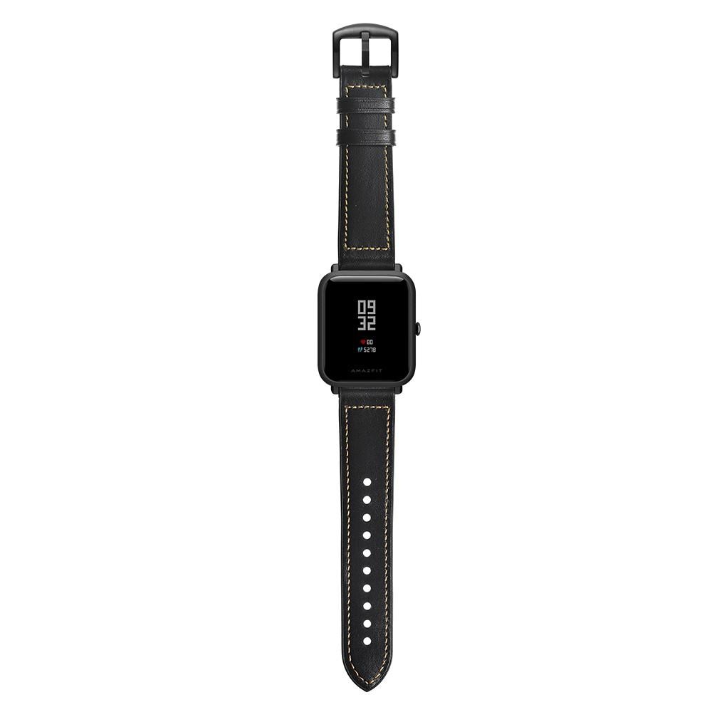 Correa de piel de primera calidad Xiaomi Amazfit GTS Negro