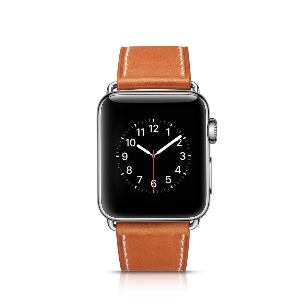 Correa de Piel Apple Watch Series 1-3 42mm Marrón