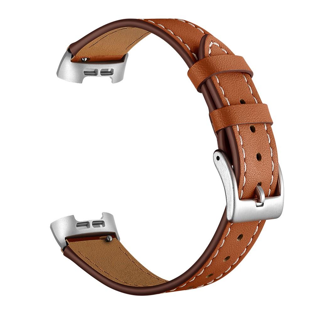 Correa de Piel Fitbit Charge 3/Charge 4 Marrón