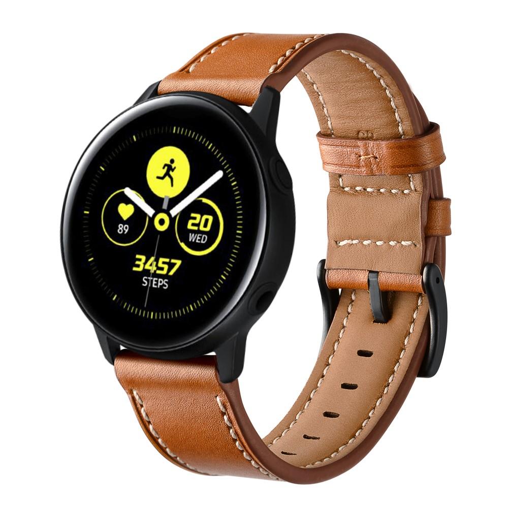 Correa de Piel Samsung Galaxy Watch 42mm/Watch Active Marrón