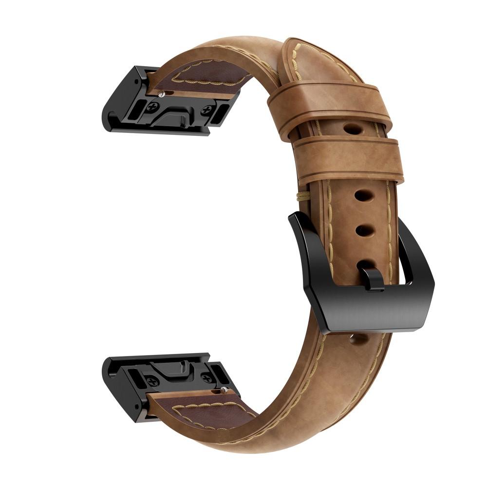 Correa de Piel Garmin Fenix 7 marrón