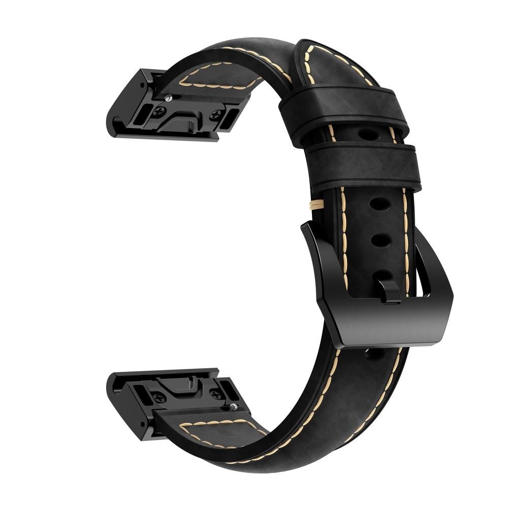 Correa de Piel Garmin Approach S70 42mm Negro