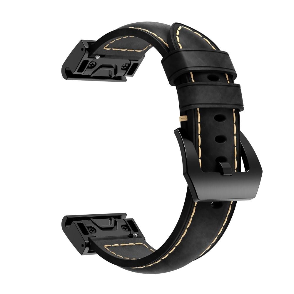 Correa de Piel Garmin Fenix 5S/5S Plus negro