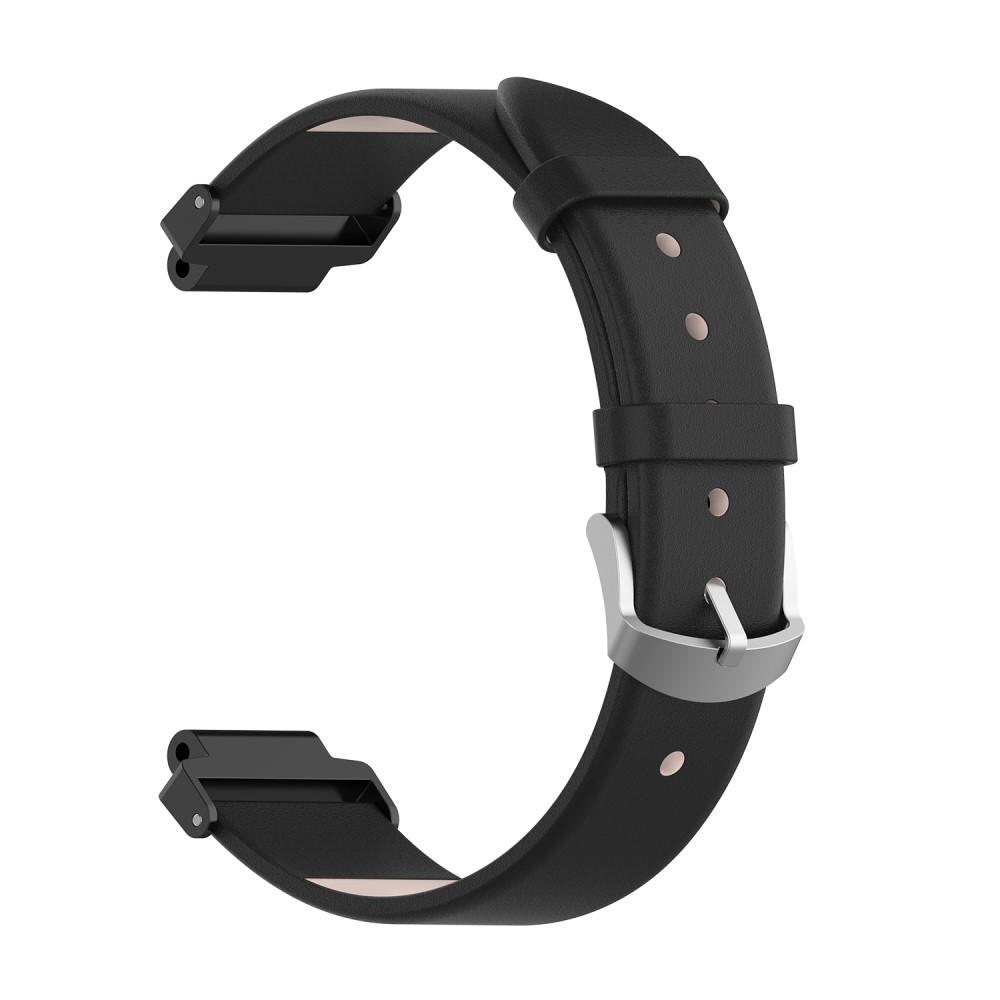 Correa de Piel Garmin Forerunner 735 XT/Forerunner 235 Negro